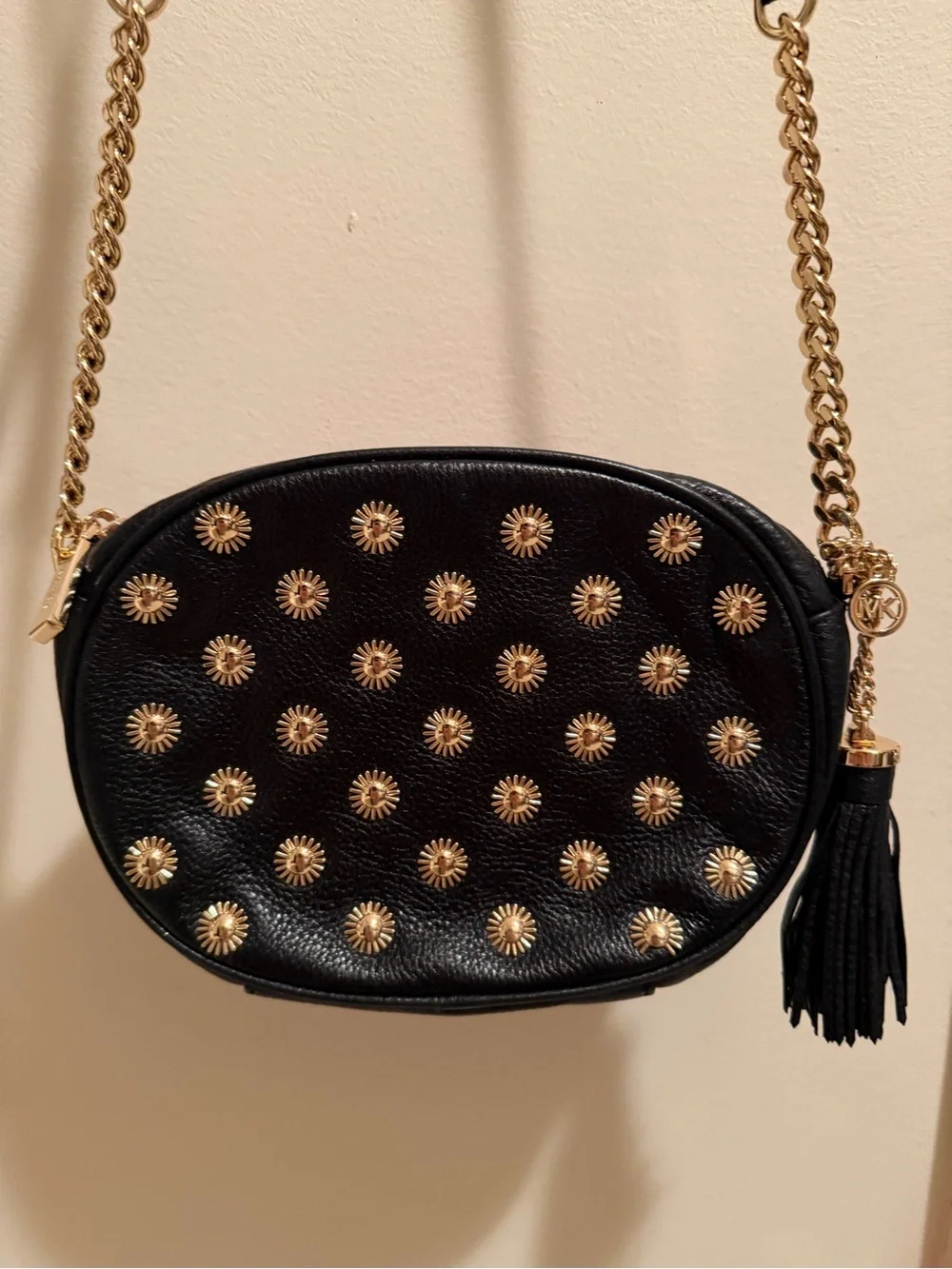 Michael Kors studded crossbody purse